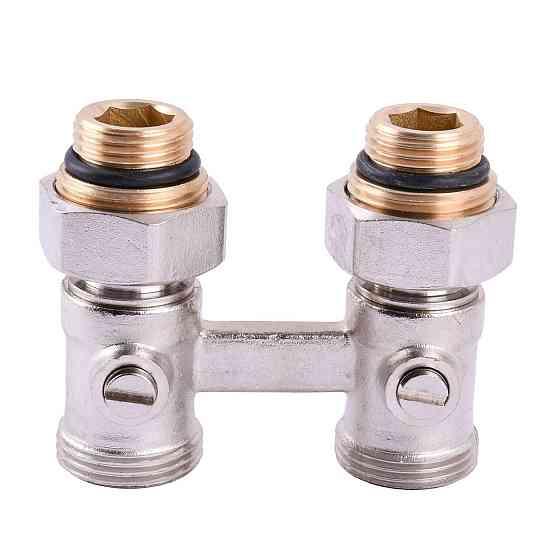 Узел нижнего подключения панельного радиатора SOLOMON NV 5103 прямой шаровой 3/4″ Киев