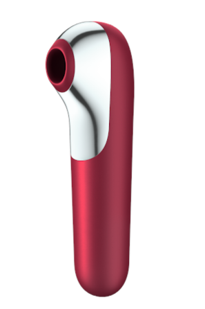 Вакуумный клиторальный стимулятор SATISFYER DUAL LOVE красный Sex Aura Киев