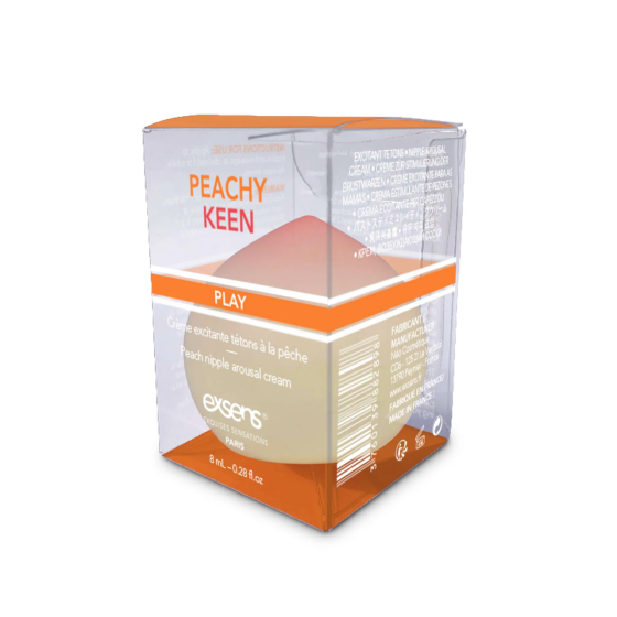 Збуджувальний крем для сосків EXSENS Peachy Keen (8 мл) з олією жожоба та ши, їстівний, без цукру Sex Aura Київ