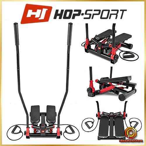 Степпер HS-045S Red для домашніх тренувань фітнесу, кардіо та схуднення, компактний тренажер для ніг і сідниць Київ