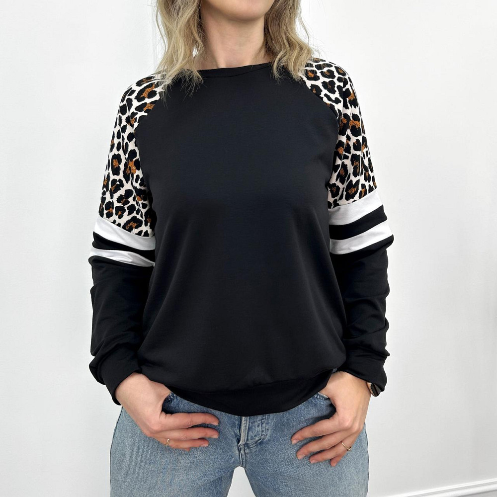 Женский свитшот со вставками 