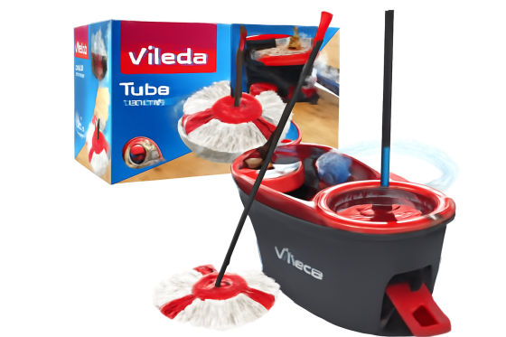 Швабра з відром Vileda Turbo 2в1 Microfibre Київ