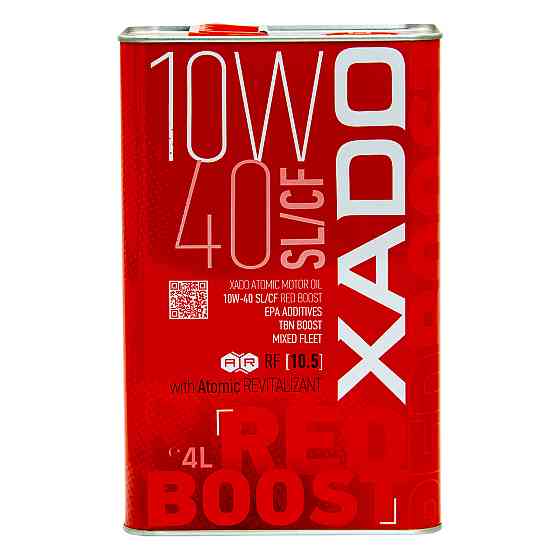 Моторне масло Xado Atomic Oil Red Boost 10W-40 4л Львів