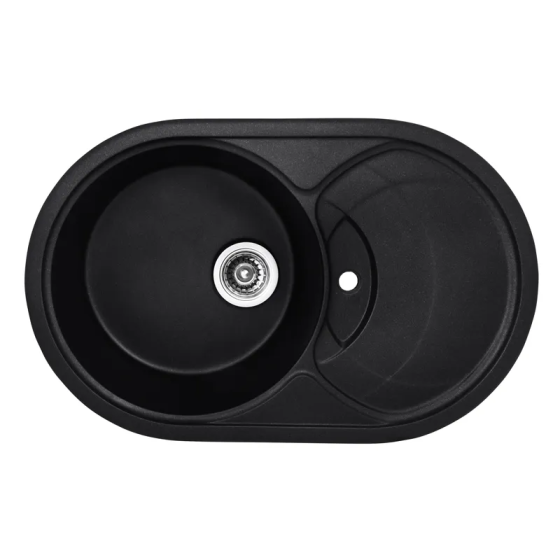 Мойка кухонная Haiba HB8310-G226 Black 780x500x220 (HB0975) Киев