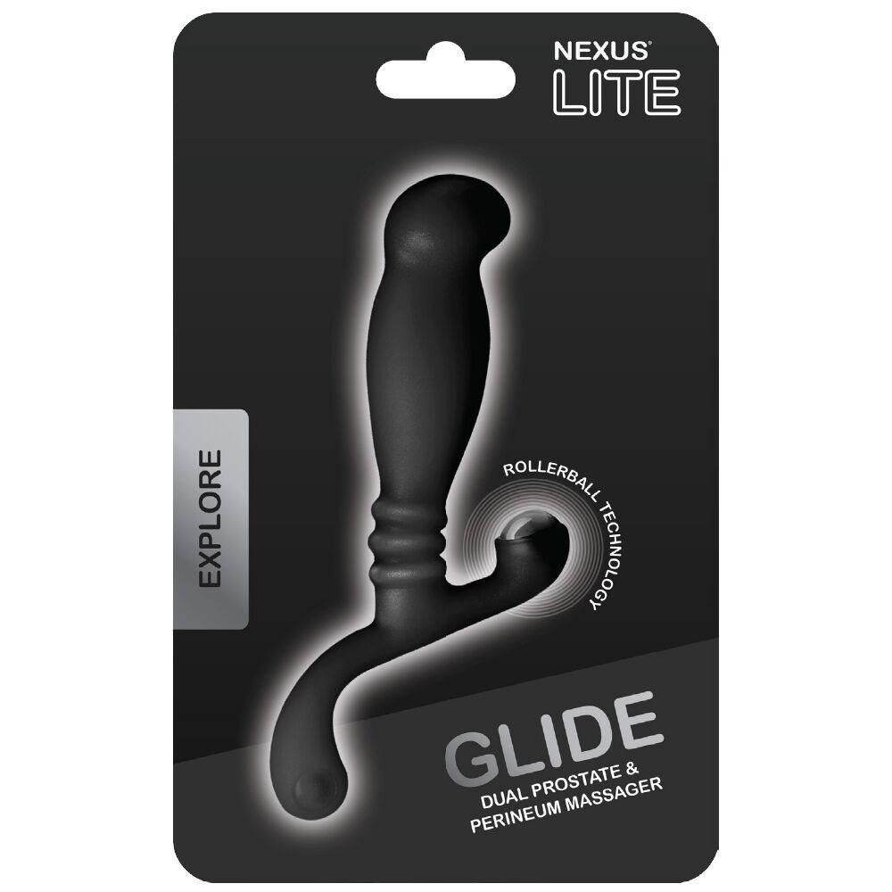 Массажер простаты Nexus Glide Black для новичков, ульрастимулирующий, с массажером промежности Sex Aura Киев - изображение 2
