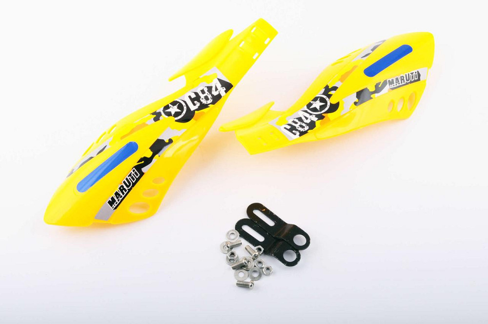 Защита рук на руль (mod:4, GLOVES, желтые) Мукачево - изображение 1