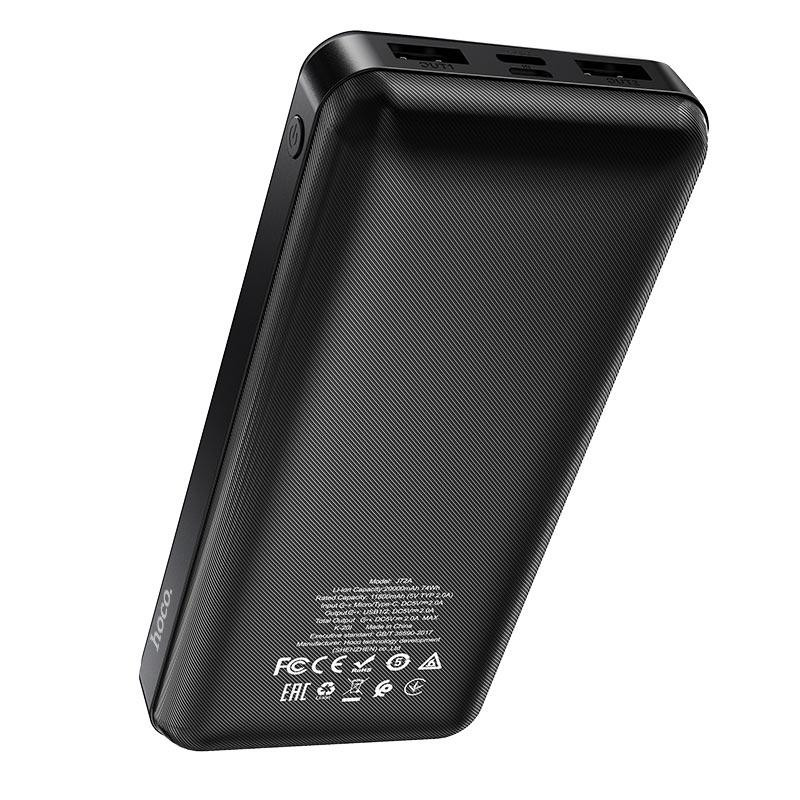Зовнішній акумулятор HOCO J72A Easy travel power bank(20000mAh) Black Київ - фото 4