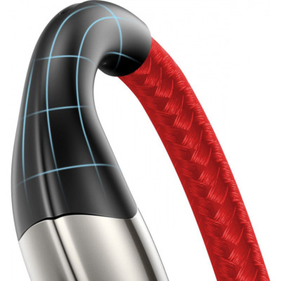 Дата кабель USB 2.0 AM to Lightning 1.0m 2.4A red Baseus (CALSP-B09) Винница - изображение 4