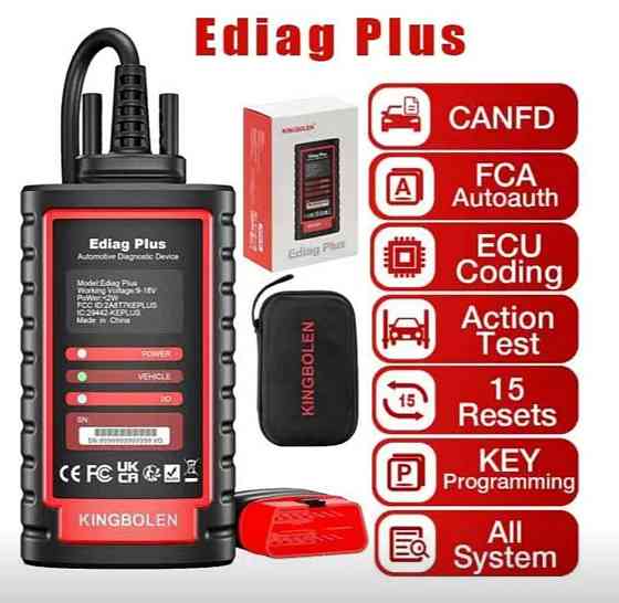 Автосканер Kingbolen Ediag Plus / Thinkdiag 2 | Мультимарочний OBD2 діагностичний сканер Киев