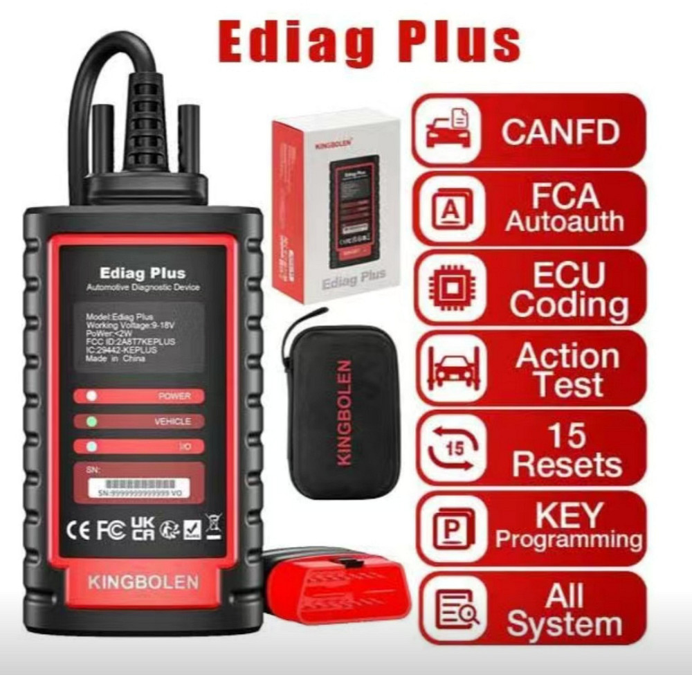 Автосканер Kingbolen Ediag Plus / Thinkdiag 2 | Мультимарочний OBD2 діагностичний сканер Киев - изображение 1