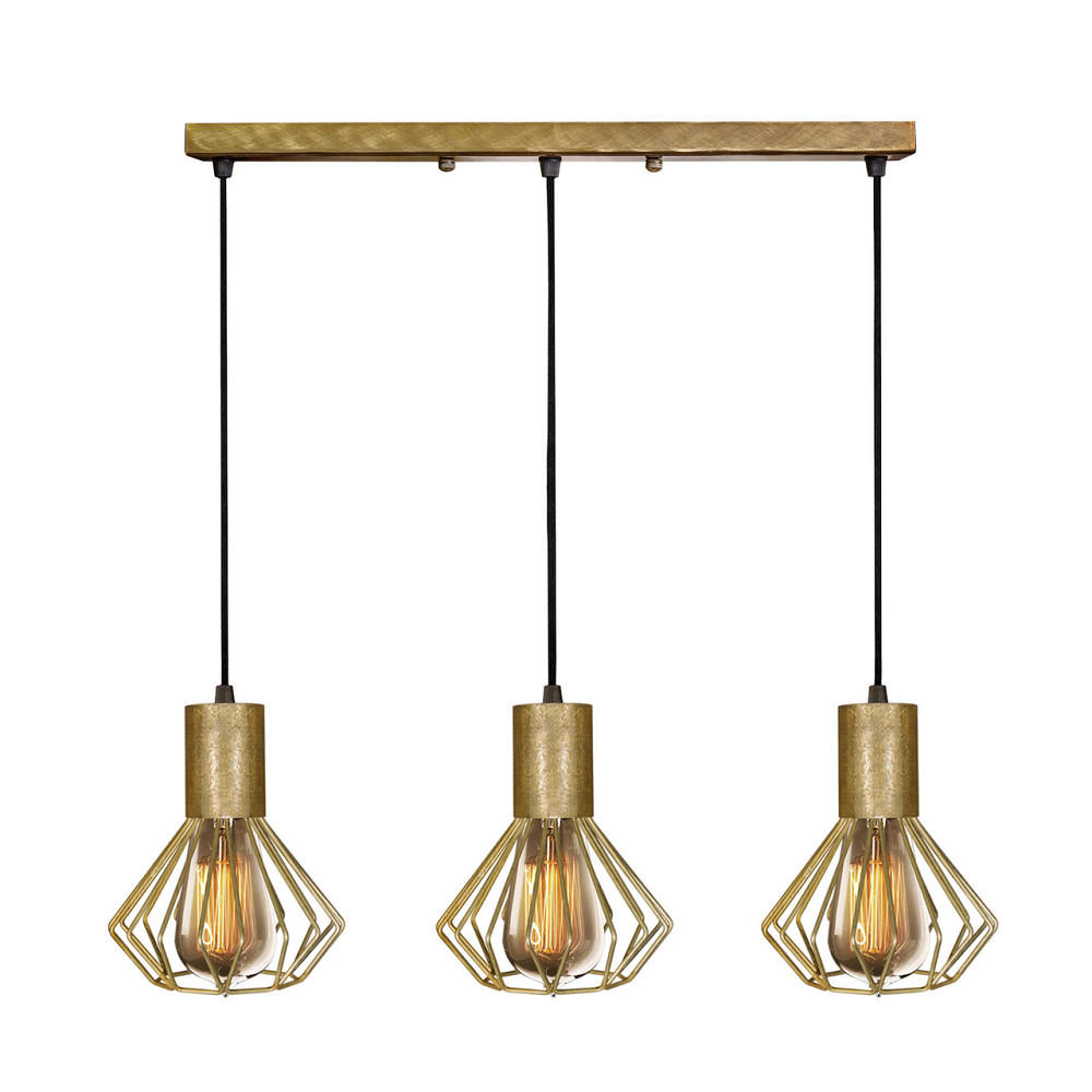 Подвесной светильник лофт 3-Е27 Diadem NL 2215-3 BN Одесса - изображение 1