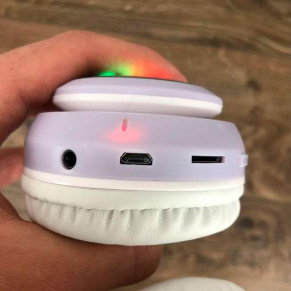 Бездротові Bluetooth навушники VZV-23M на 400 mah з вушками,фіолетовий SBR Київ - фото 10