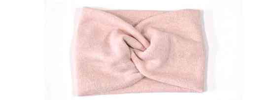 Повязка женская ангорка розовая Киев