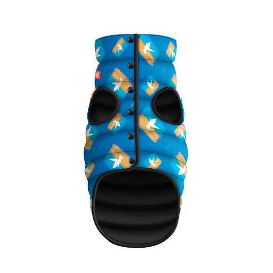 Курточка для собак WAUDOG Clothes малюнок "Флаг", M45, В 61-65 см, С 38-42 см Вінниця