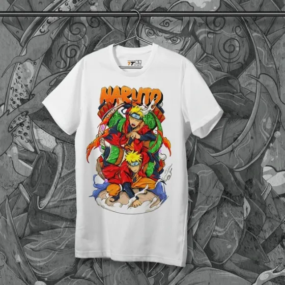Футболка чоловіча з  принтом Наруто Режим Відлюдника W Розмір 48 Anime0058 Дніпро