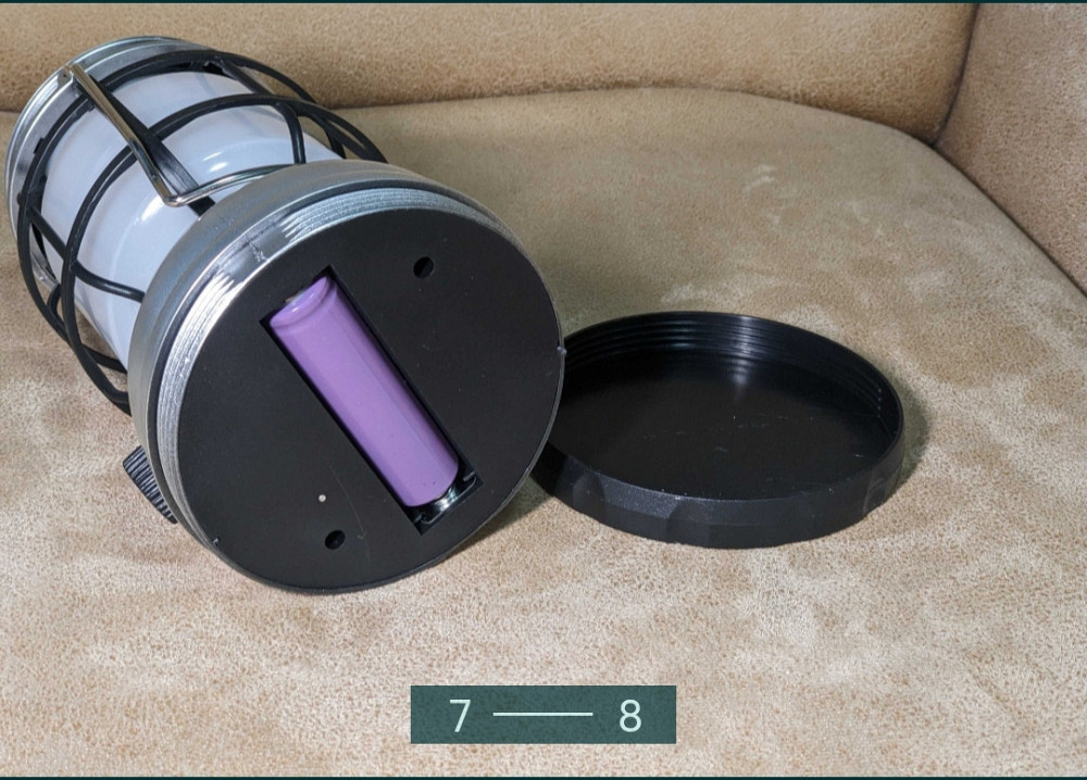 РетроLED Ліхтарик — лампа на акумуляторі, соняшникова панель + повербанк Київ - фото 7