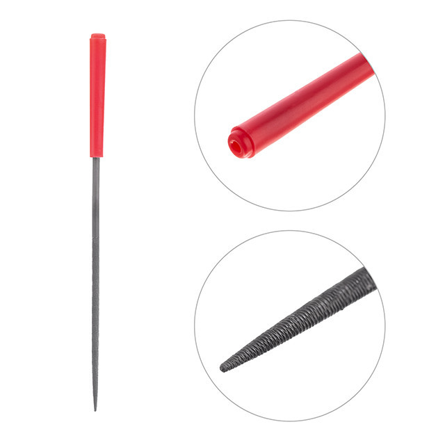 Набір надфілів, 10 шт., 140 мм INTERTOOL HT-3708 Київ - фото 4