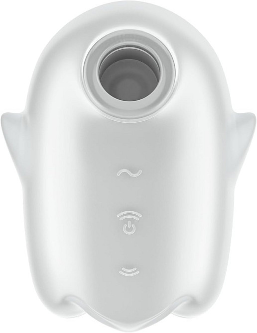 Вакуумний стимулятор - Satisfyer Glowing Ghost White Sex Aura Київ - фото 5