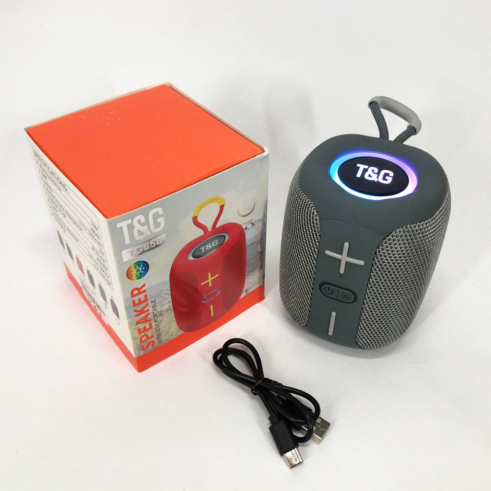 Bluetooth колонка с качественными басами TG658, Блютуз колонка с красивой подсветкой TL-45 Львов - изображение 10