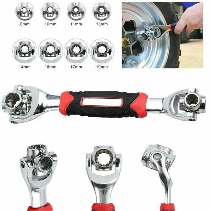 Універсальний ключ 48 в 1 Universal Tiger Wrench PRO 2428 new original Надміцний набір універсальних ключів ZY-72 Івано-Франківськ - фото 4