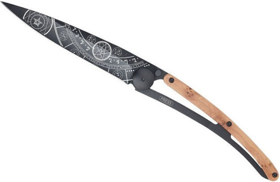 Универсальный Складной Нож с лазерной гравировкой Эзотерический Deejo 