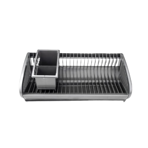 Сушарка для посуду + підставка для ст.приладів 2в1 пластик металік 191-51 Ламела Житомир