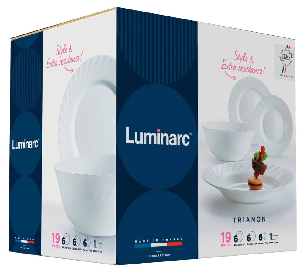 Сервиз столовый LUMINARC TRIANON, 19 предметов (6190442) Киев - изображение 3