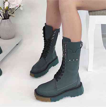 LIRIO Черевики жіночі LIRIO зелені (зима, шкіра натуральна) (4873) 40 Коломия