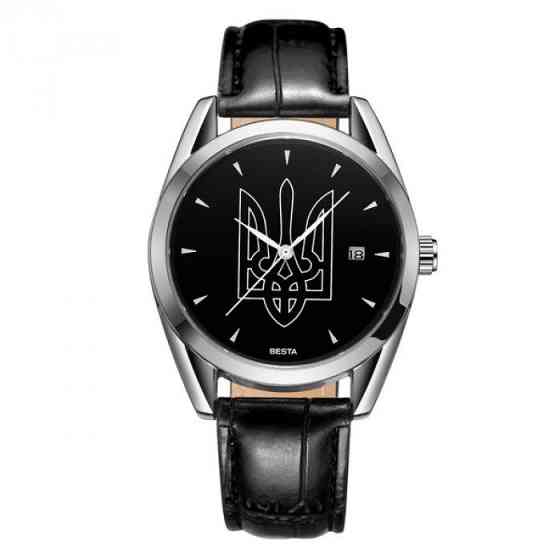 Чоловічий наручний годинник Besta Tryzub Leather Вінниця