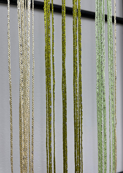 Штори-нитки "Кісея" з люрексом Оливковий з салатово-бежевим 300х300см 1 шт (61-077) Київ - фото 7