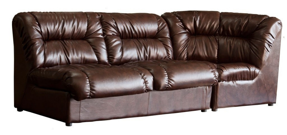 Диван Titan Vizit двойка 870х1650х850 угол 870х850 Коричневый Киев - изображение 1