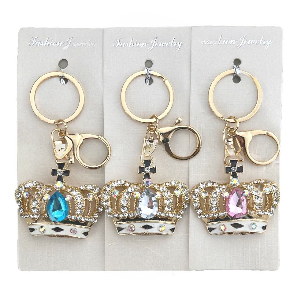 Брелок женский для ключей со стразами Корона Киев - изображение 1