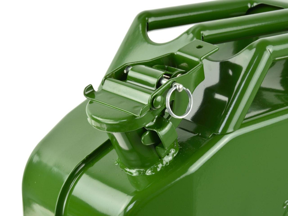 Каністра GEKO для паливо-мастильних матеріалів металева зелена 20 літрів Киев - изображение 3