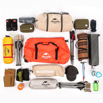 Сумка дорожная Naturehike баул водонепроникний NH20FSB03 120 л червона (6927595744345) Винница - изображение 9