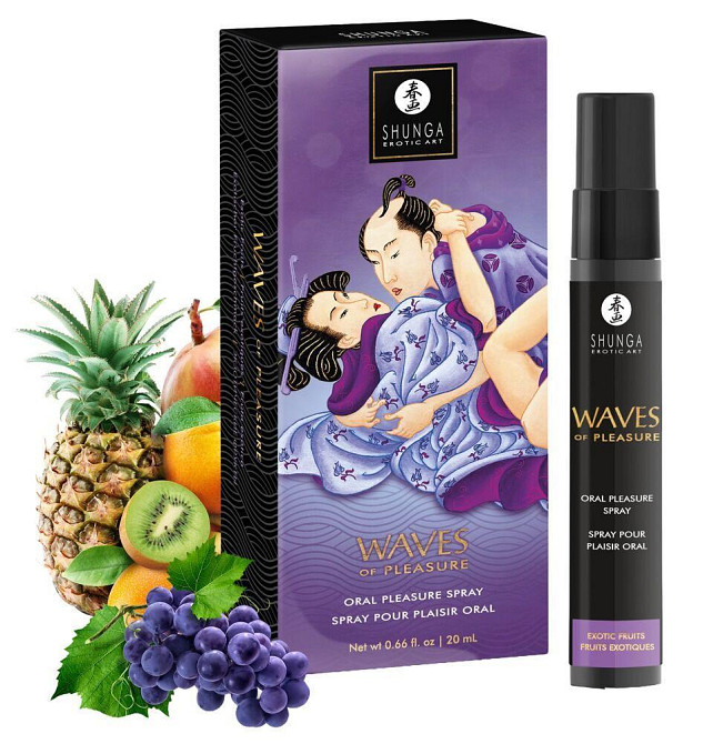 Спрей для посилення слиновиділення Shunga Waves of Pleasure Exotic Fruits Sex Aura Київ - фото 1