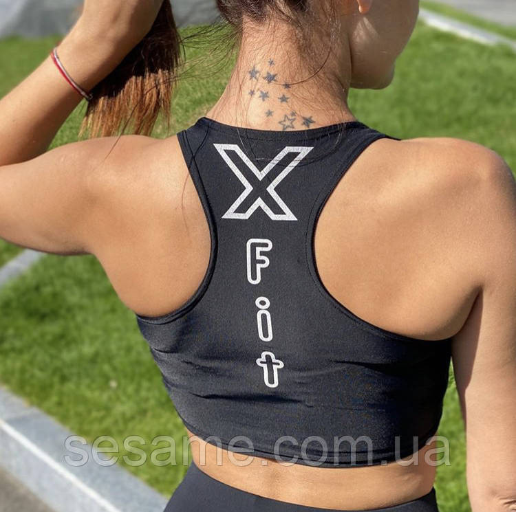 Костюм обтислий для йоги та фітнесу лосини та топ Харків - фото 7