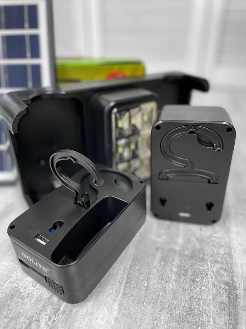 Система автономного освітлення із сонячною панеллю GdLite GD-8058 + Power Bank Чернівці - фото 4