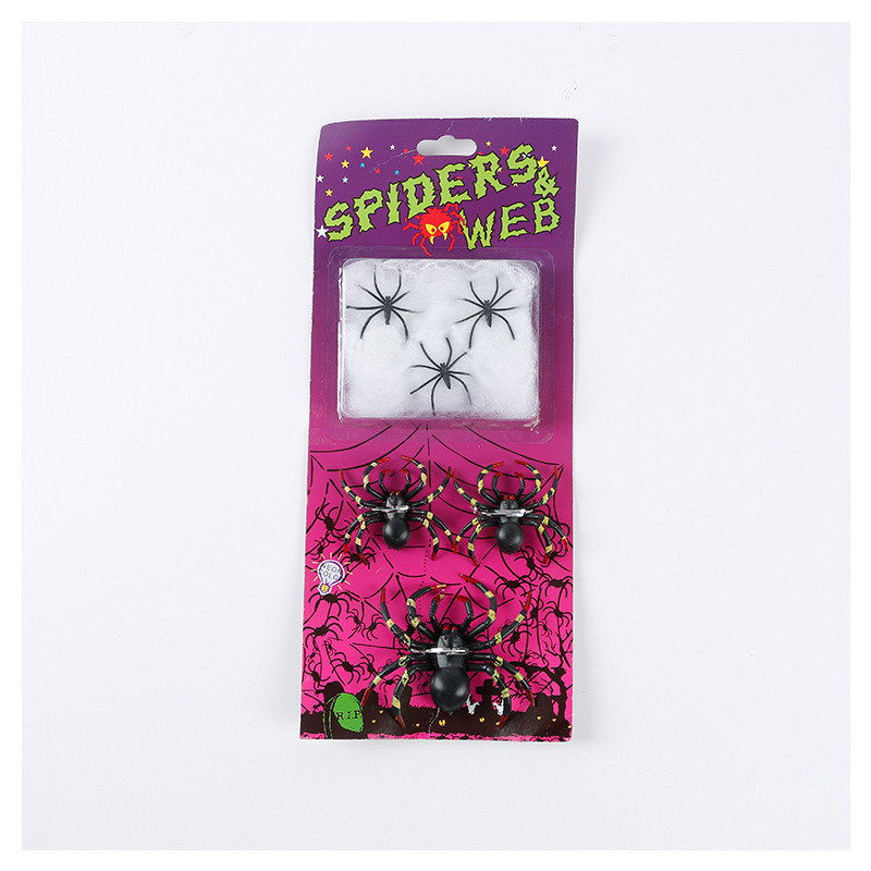 Паутина на Хэллоуин с пауками one size разноцветный Киев - изображение 1