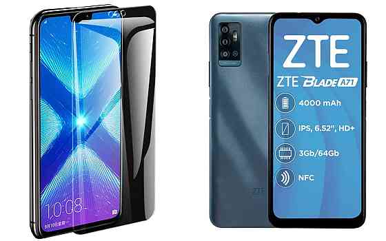 Захисне скло NeoGlass для ZTE BLADE A71 – надпрозоре та стійке Київ