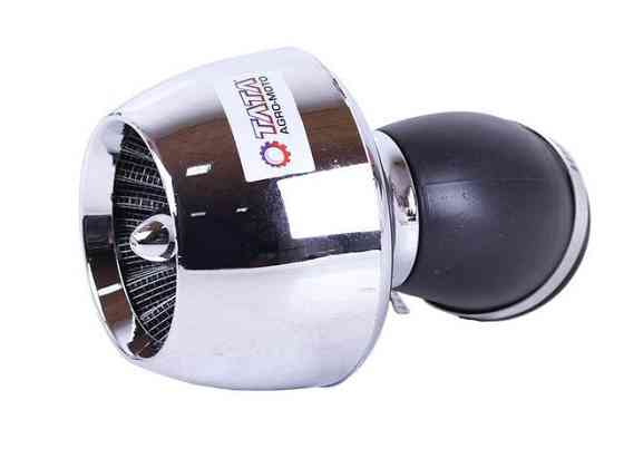 Фільтр нульовий "Turbo" хром. Ø38 мм 45° — АМ Мукачево