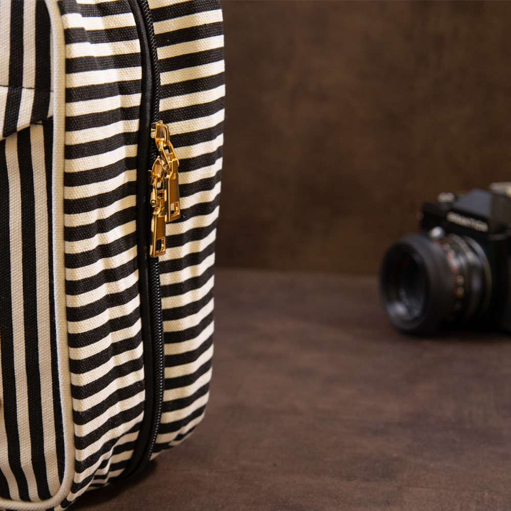 Сумка органайзер для подорожей текстильна Vintage 20652 Біла Київ - фото 3