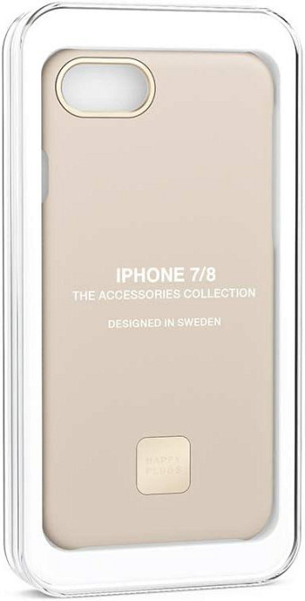 Чохол Happy Plugs Ultra Thin для iPhone 7, 8, SE, тонкий і стильний, із захистом від подряпин Айфон Тілесний Київ - фото 2