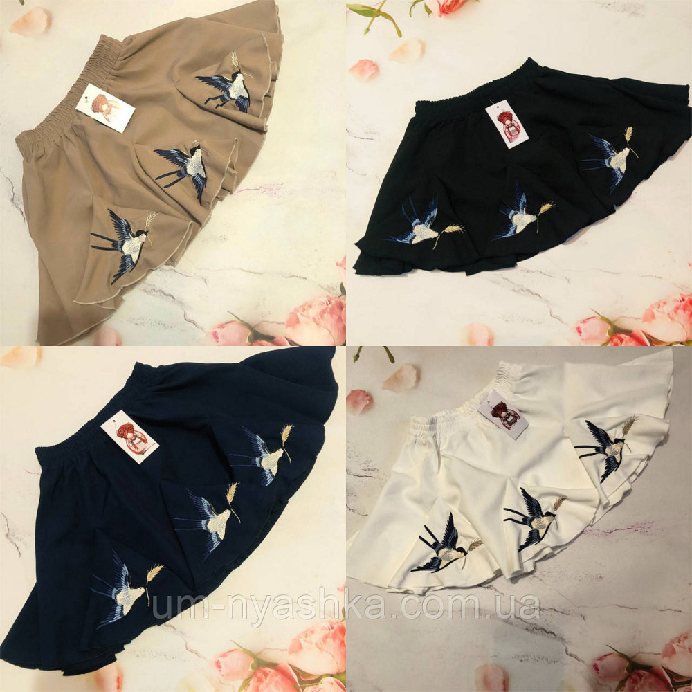 Спідниця з вишивкою вишиванка "Ластівки" 116-146 Кривий Ріг - фото 1
