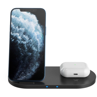 Зарядний пристрій Canyon 2in1 Wireless 10W/7.5W/5W Type-C 1.2 m (CNS-WCS202B) Вінниця - фото 2