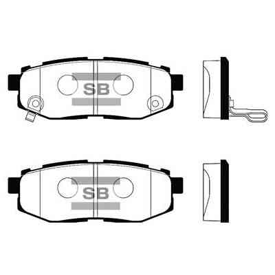 Гальмівні колодки HI-Q SP1777 Вінниця