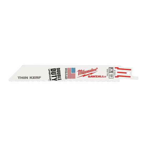 Полотно для шабельних пил THIN KERF MILWAUKEE, 150х1,4мм, (5шт), (метал) Одесса