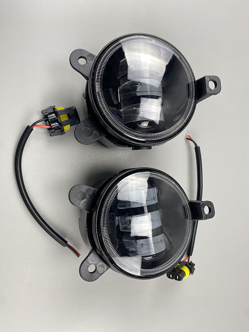 Фари LED протитуманні 35W 3,5  дюйм 3000LM 6500K 12/24/80V, фари автомобільні для додаткового світла Мукачево - фото 4