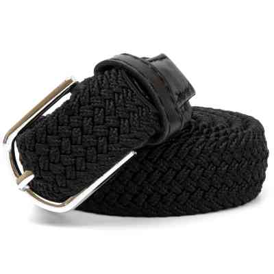 Ремень Vintage Текстильный женский Черный (20546) Винница