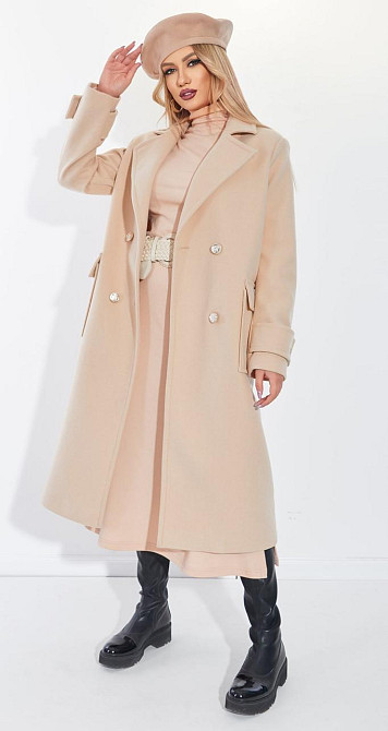 Чорне пальто (46) Київ - фото 3