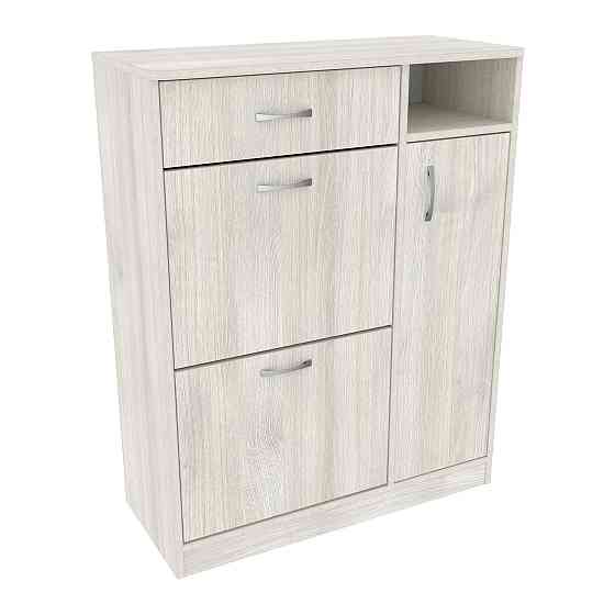 Тумба для обуви №5, Дуб Шамоні Світлий, 800/350/1010 Львов